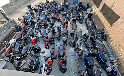 Auge de los scooters, la ley de la selva; crecimiento desordenado inunda EU