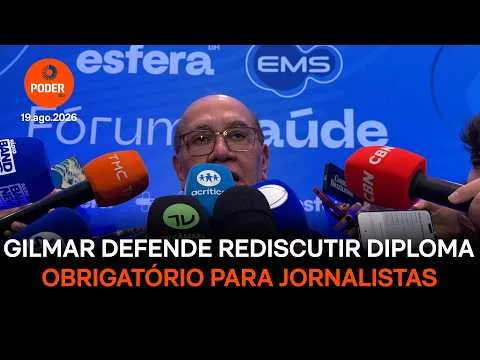 Gilmar defende rediscutir diploma obrigatório para jornalistas
