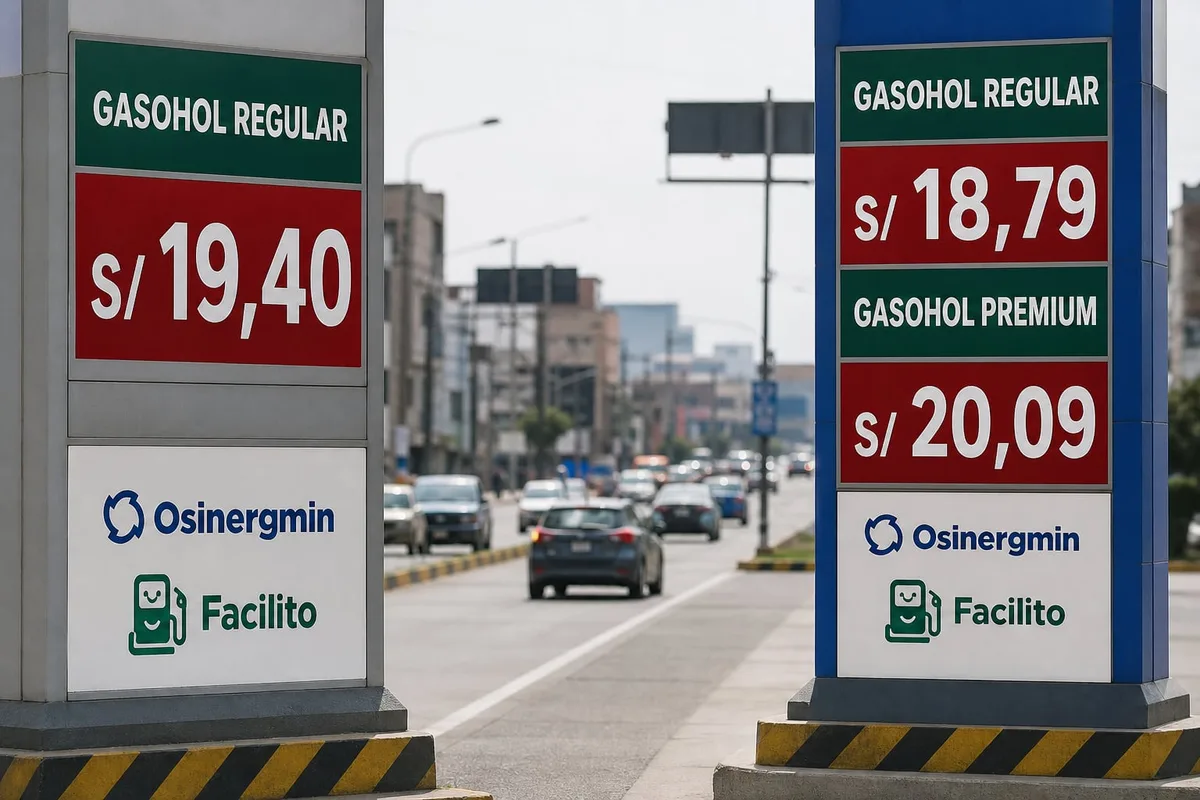Precio del GNV, GLP, diésel y gasolina en Perú para hoy, jueves 17 de septiembre de 2026