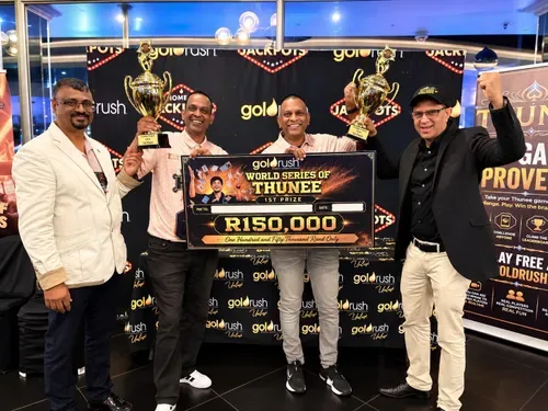 Govender and Narainsamy scoop R150,000 in thrilling World Series of Thunee