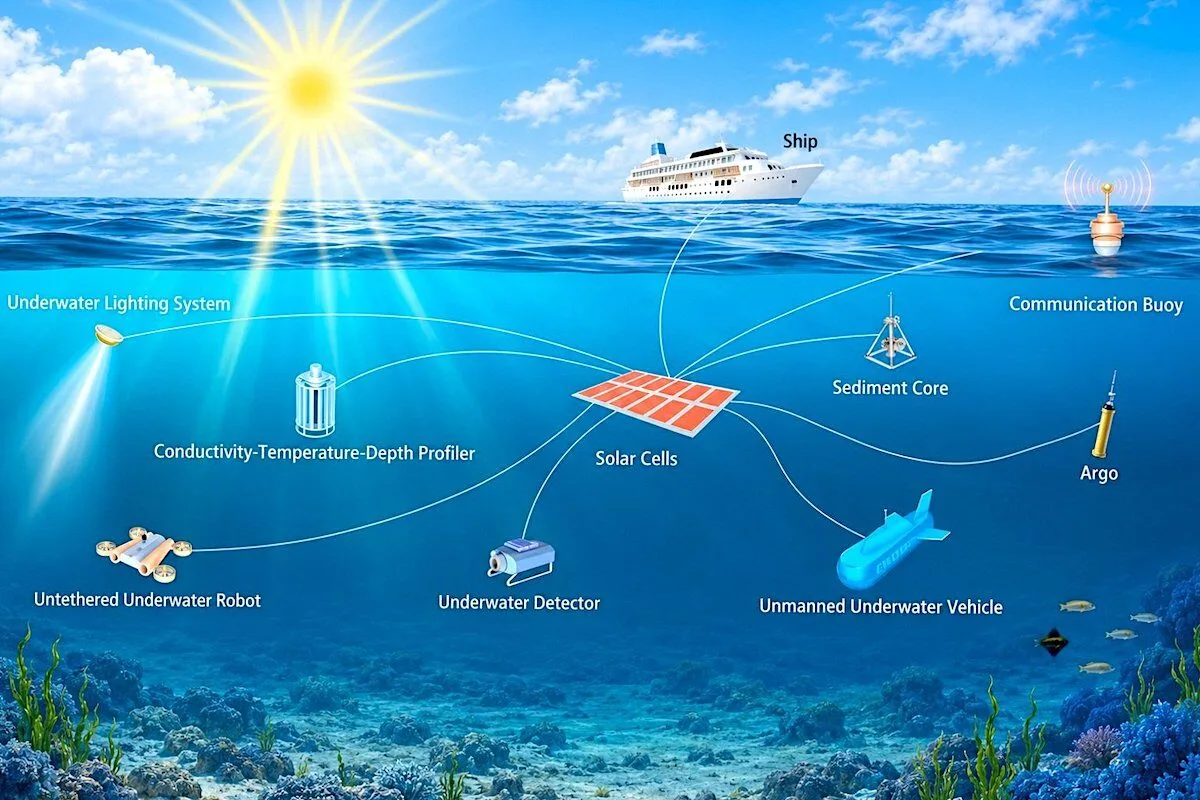 Cientistas testam painéis solares que funcionam a 10 metros de profundidade no mar