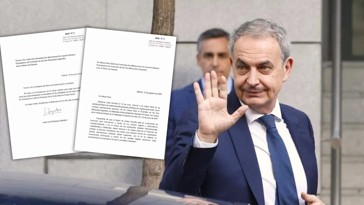 La carrera contrarreloj de Zapatero para explicar el origen de sus joyas: escribió a Arabia Saudí en junio y volvió a hacerlo en agosto, pero la confirmación nunca llegó
