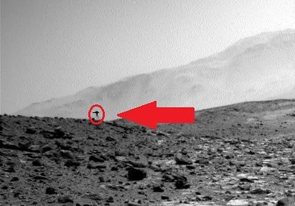 ¿Qué es la extraña 'medusa' fotografiada en Marte por el rover Curiosity de la NASA?
