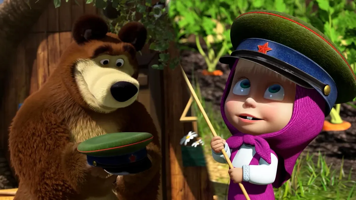 Pourquoi Zelensky en a après « Masha et Michka », ce dessin animé avec un ours