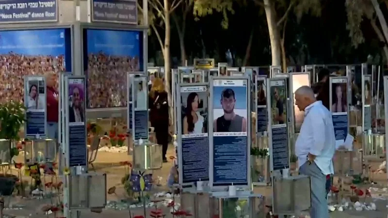 Vigils mark anniversary of Hamas October 7 attack