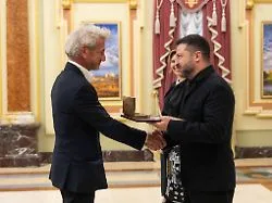 "Nationale Legende der Ukraine": Wolodymyr Selenskyj ehrt Sean Penn