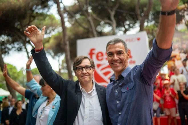 Sánchez arranca el motor electoral del PSOE el domingo en la Fiesta de la Rosa del PSC
