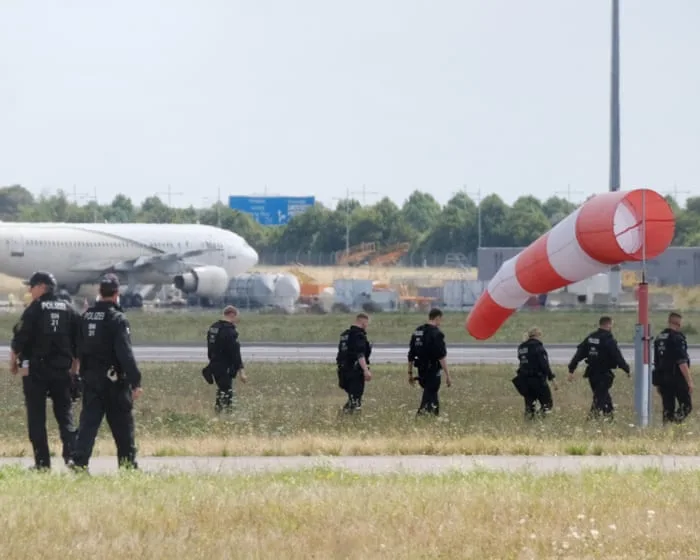 Third drone and suspected military explosives found near Leipzig airport