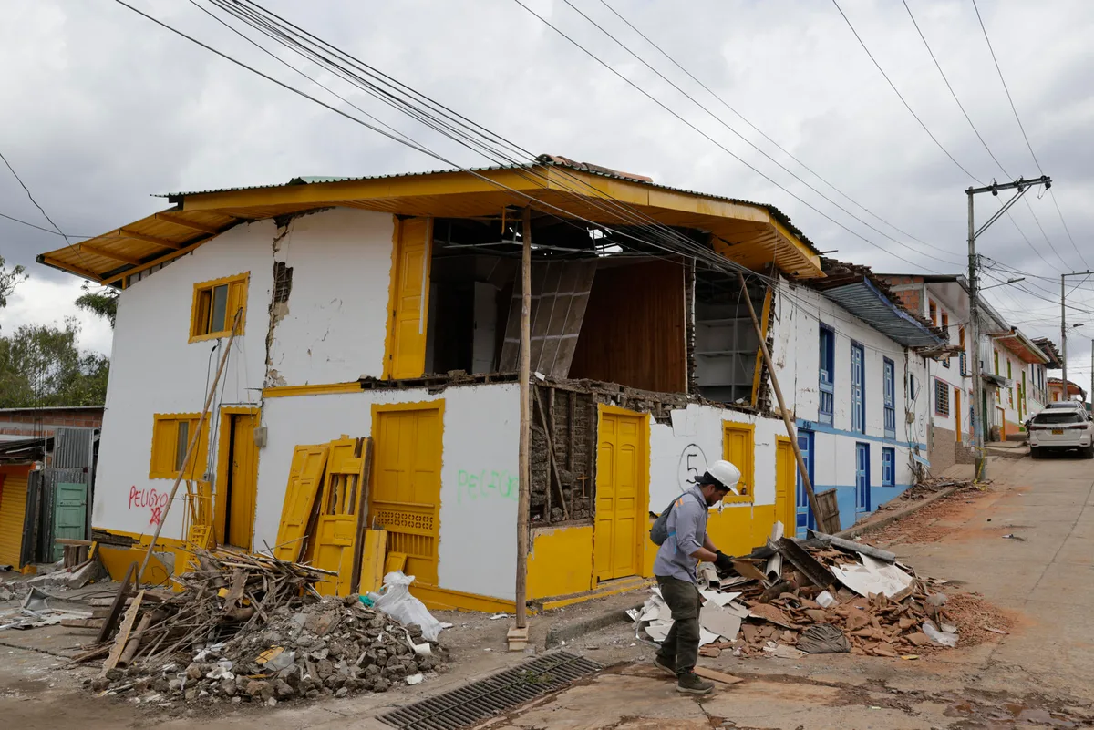 El pueblo colombiano devastado por el terremoto que se niega a perder la esperanza
