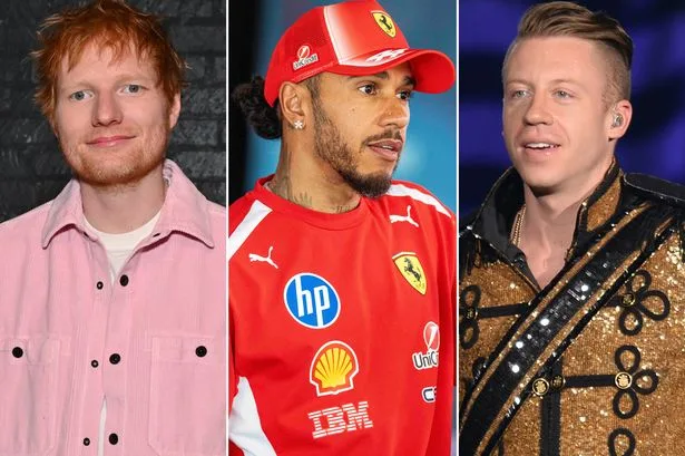 Lewis Hamilton weighs in as message sent to Macklemore after Ed Sheeran row