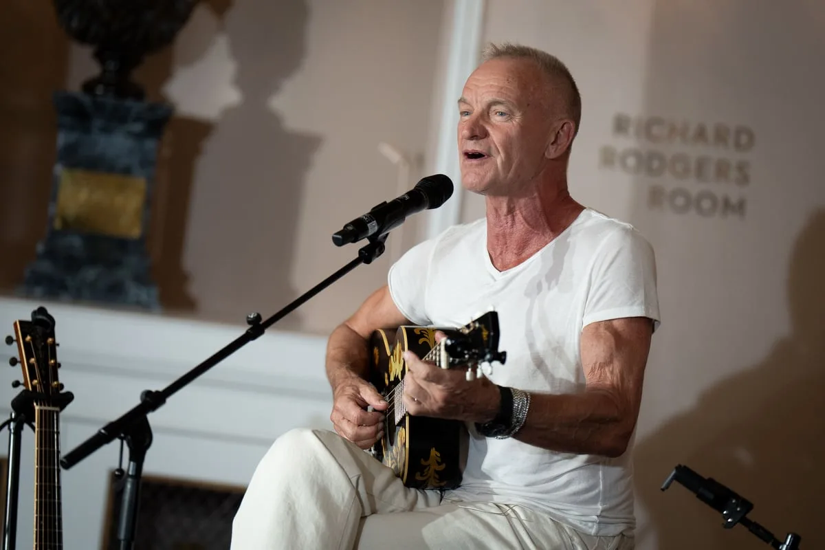 Sting says he does not ‘feel any competition’ from AI