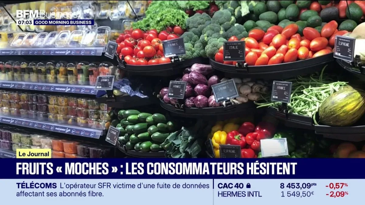 Fruits "moches" : les consommateurs hésitent