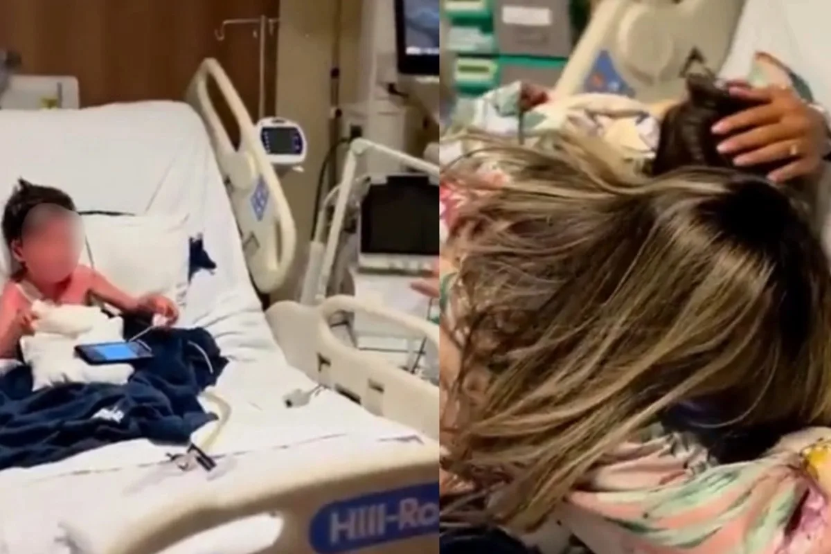 Niño despertó de un coma de 16 días y la reacción del encuentro con su madre conmovió en redes sociales