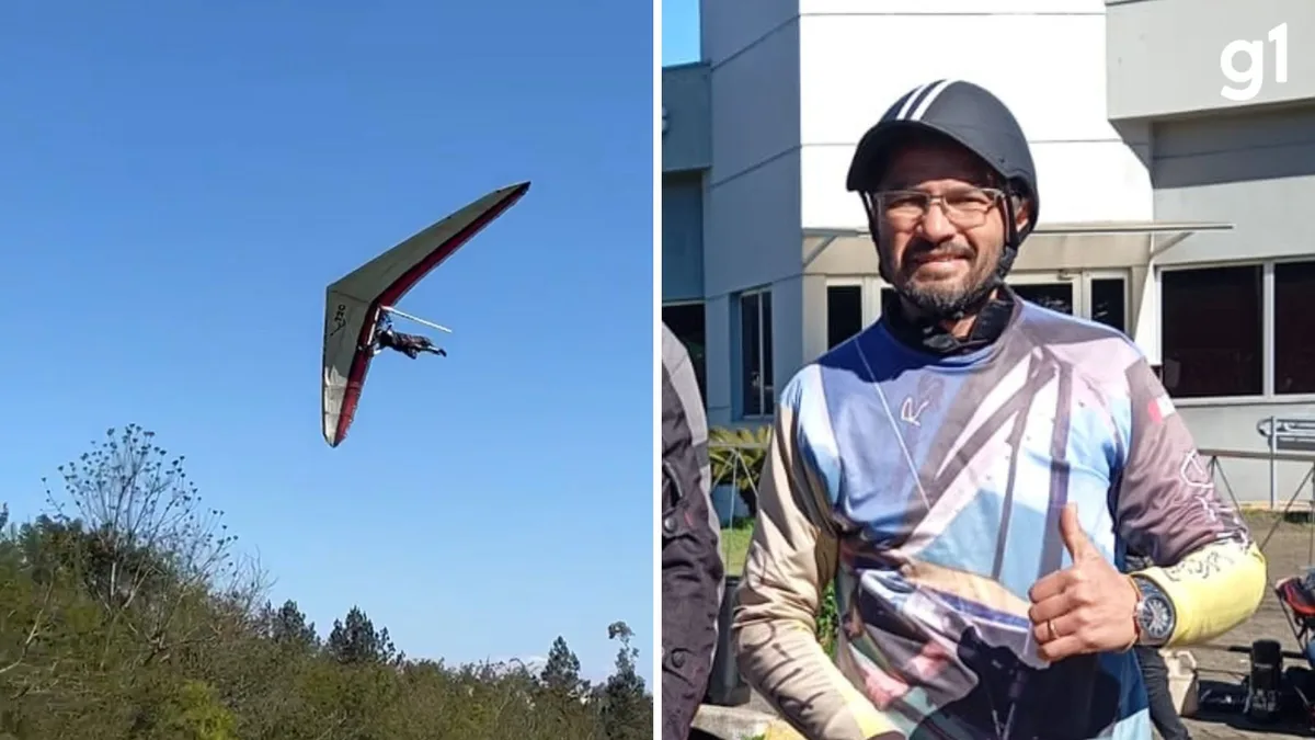 Piloto de asa-delta que está em coma foi socorrido pelo filho após cair durante pouso: 'Vai sair ainda melhor'