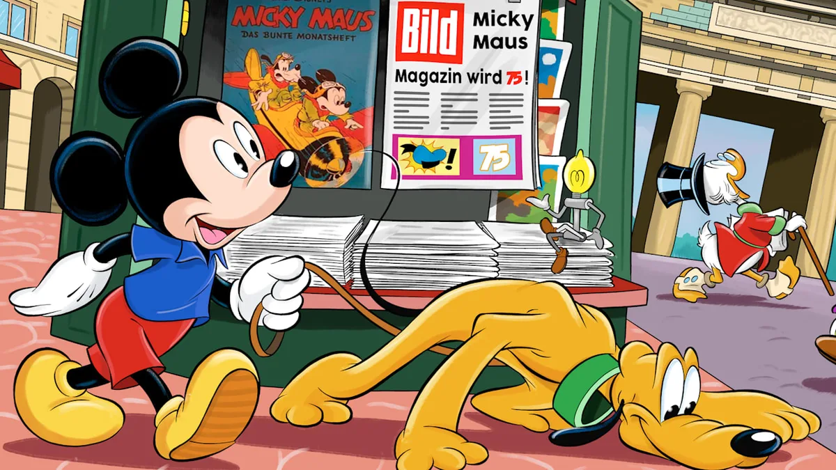 BILD-Reporter gratuliert Maus-Heft zum 75. - Happy BirthDUCKk, Micky!
