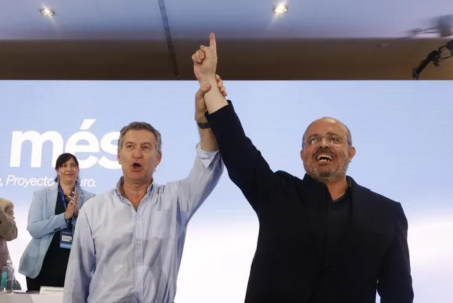 Feijóo busca el equilibrio con el que reeditar en las provincias catalanas los resultados que ayudaron a las grandes victorias del PP