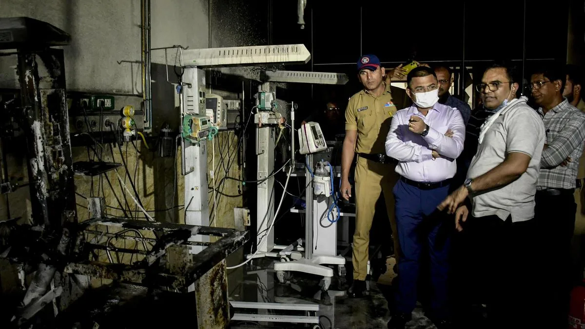 Three newborns die in fire at government hospital in Amravati, Maharashtra