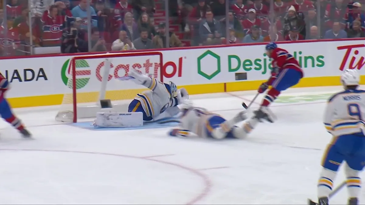 Sabres’ Luukkonen makes incredible save to rob Anderson on 2-on-0