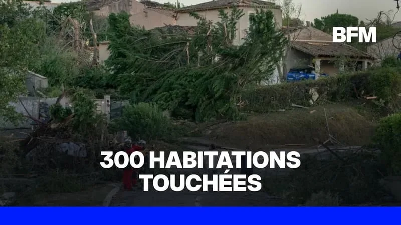 Tornade à Pomas dans l'Aude: un nouveau bilan fait état de deux personnes en urgence absolue et 39 blessés
