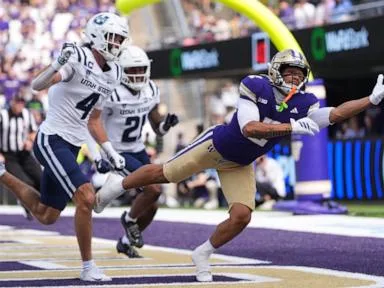 No. 19 Washington struggles in 16-7 victory over Utah State