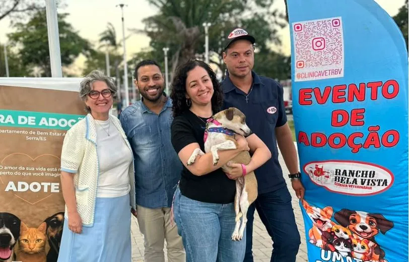 Feira de adoção na Serra reúne pets em busca de um lar cheio de amor