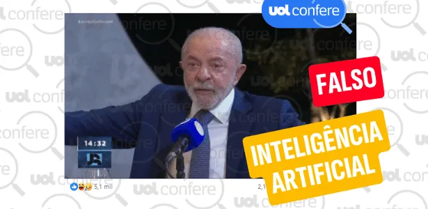 É falso que Lula chorou ao falar sobre Flávio Bolsonaro na Record