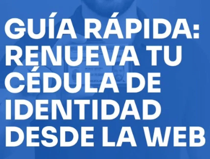 Saime publicó guía para renovar cédula online