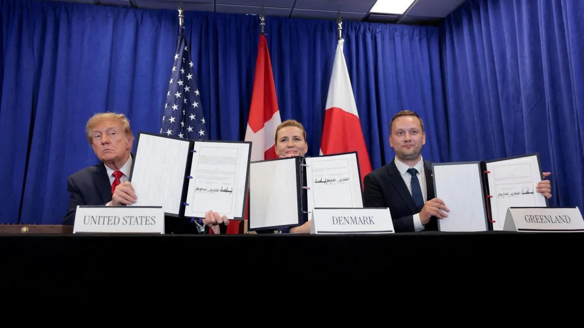 EE.UU., Dinamarca y Groenlandia firman el acuerdo que ampliará la presencia de Washington en el Ártico