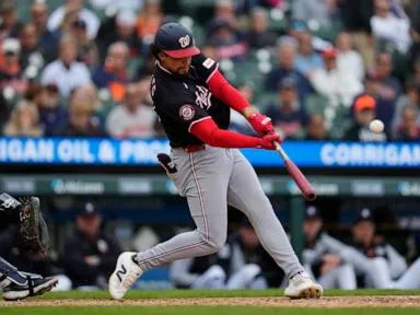 Yohandry Morales homers, Nationals bullpen hangs on for a 4-2 win over the Tigers
