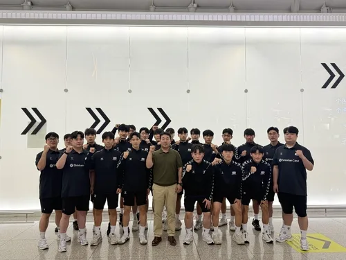 남자 핸드볼 청소년대표팀, 요르단 아시아선수권 출격