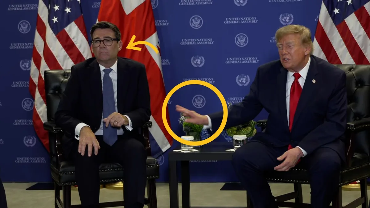 Trump meets Burnham: What their body language reveals