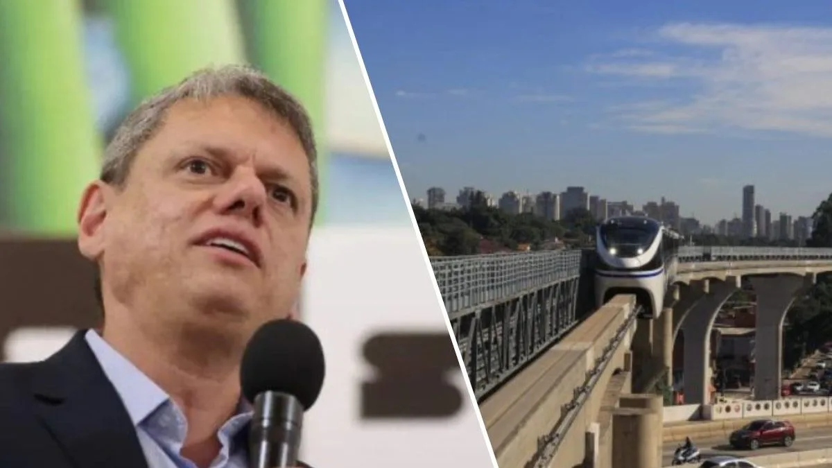 Tarcísio muda discurso e fala em retirar Linha 17-Ouro de concessão