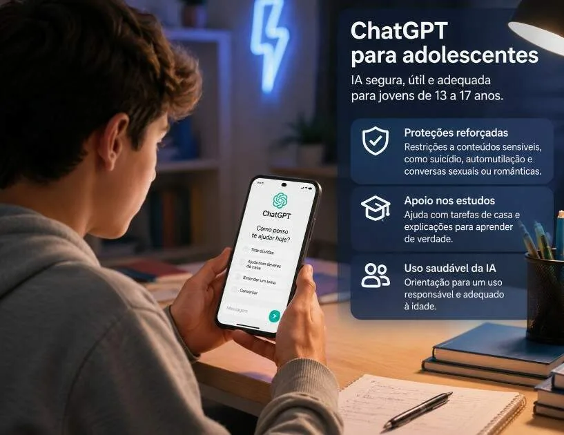 OpenAI lança versão do ChatGPT voltada a adolescentes