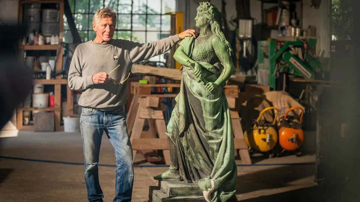 Kulturgut: Darmstadt vergisst über zwei Jahrzehnte eine alte Statue