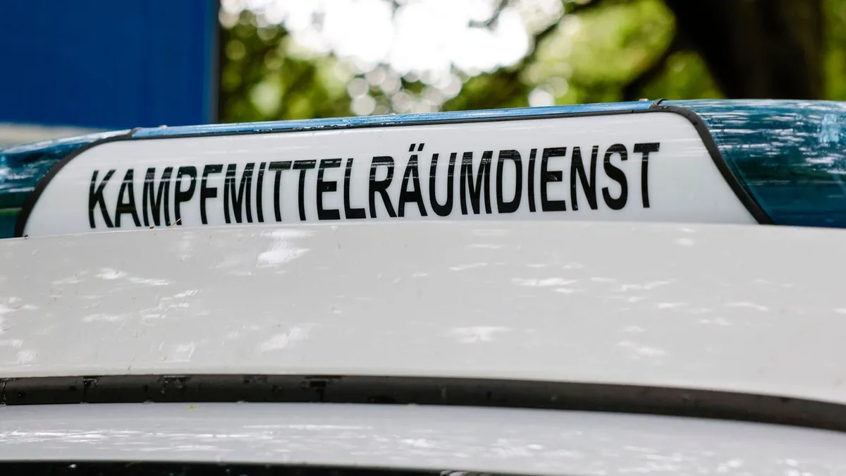Blindgänger: Weltkriegsbombe in Hamm entschärft