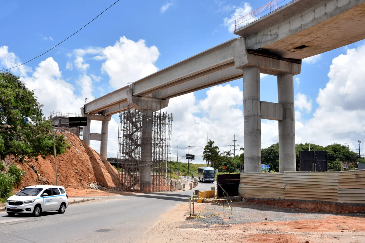 BR-324 terá interdição em Salvador para obras do VLT; saiba datas e horários