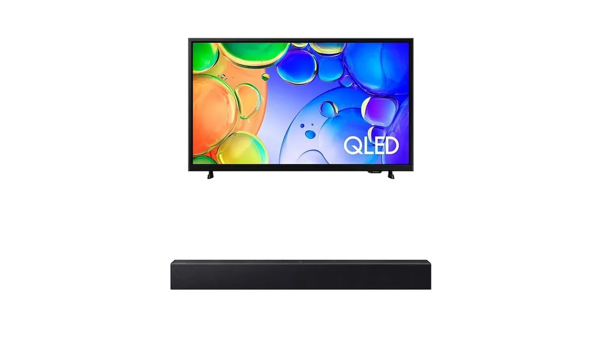 Combo Samsung com TV QLED de 43 polegadas e soundbar tem 52% de desconto na Amazon