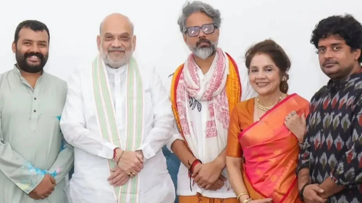 Team 'Hanuman Ansh' meets Amit Shah after the film crosses Rs 300 crore