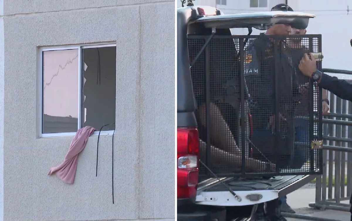 Homem pula de janela de apartamento ao tentar fugir de tiroteio em condomínio que acabou em duas mortes