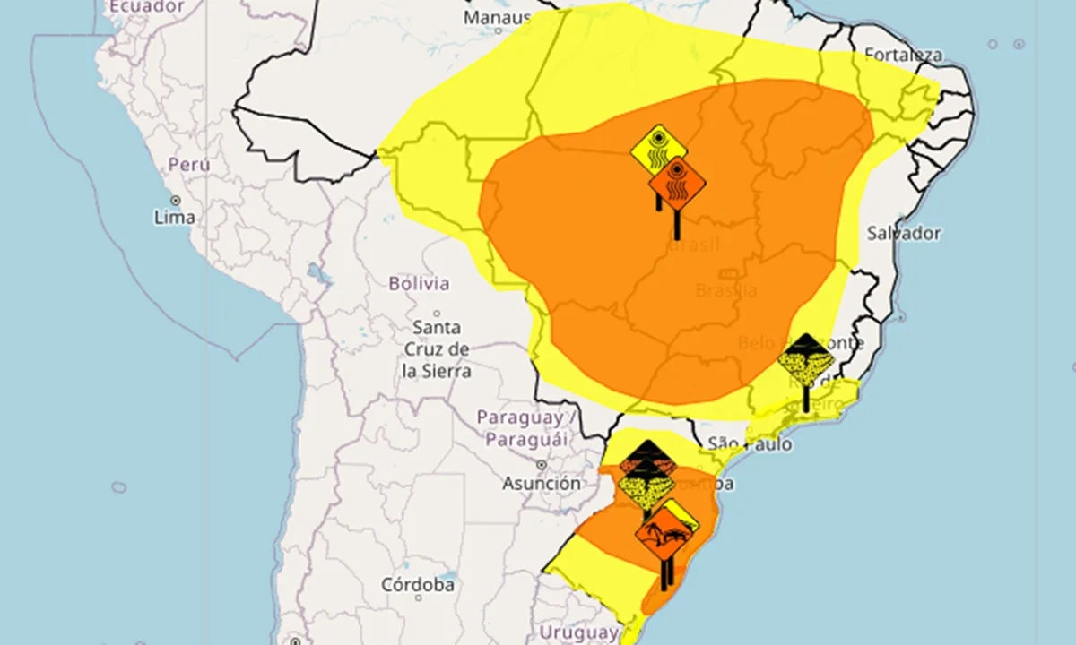 Alerta do Inmet para baixa umidade atinge 14 estados; veja lista