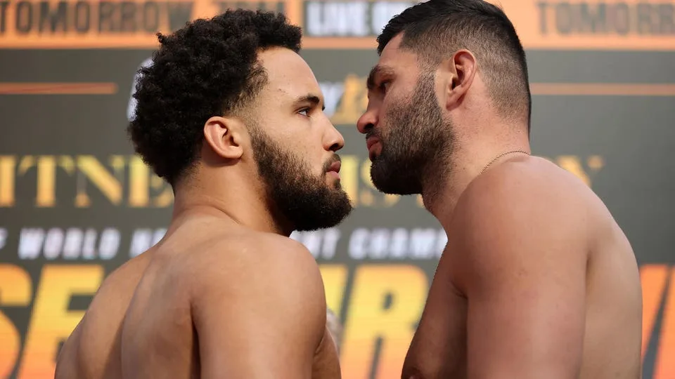 Heavyweight Championship Matchup Gets Testy At Weigh-Ins