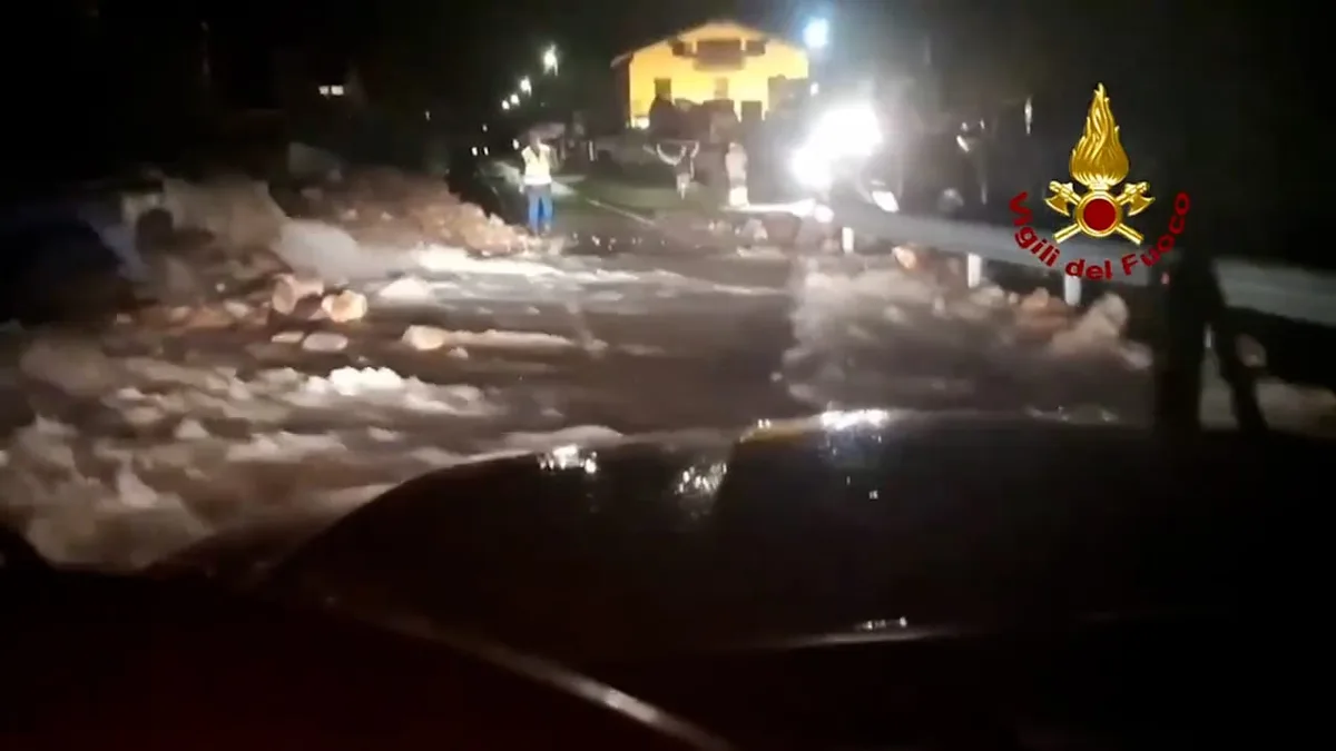 Heftige Unwetter im Mittelmeerraum - Wassermassen in Italien, Sturmwarnung für Mallorca