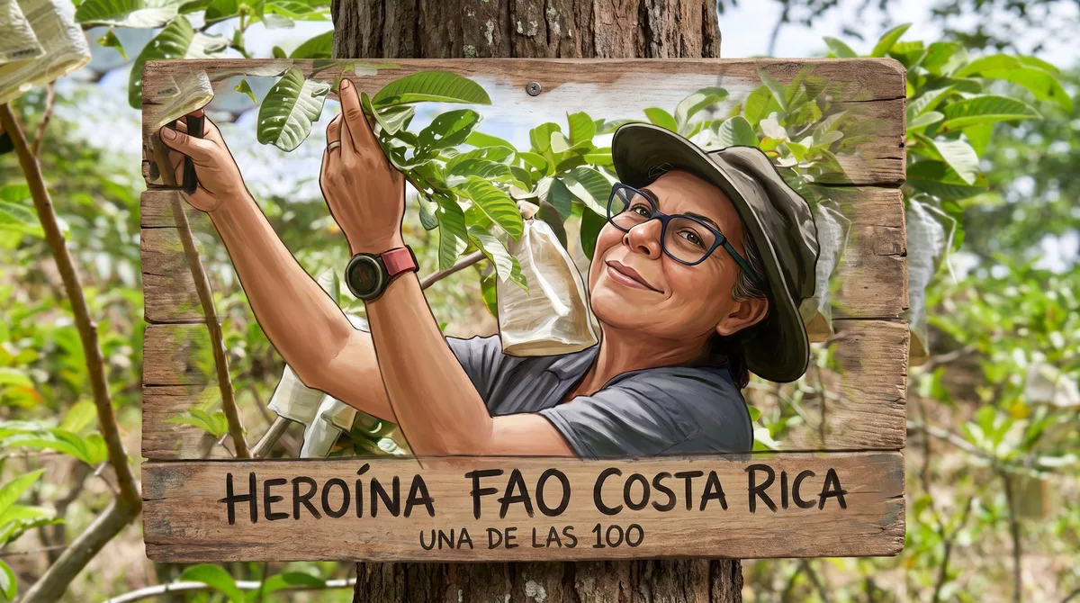 La FAO distingue a la agricultora costarricense Olga Vargas entre sus 100 Heroínas rurales