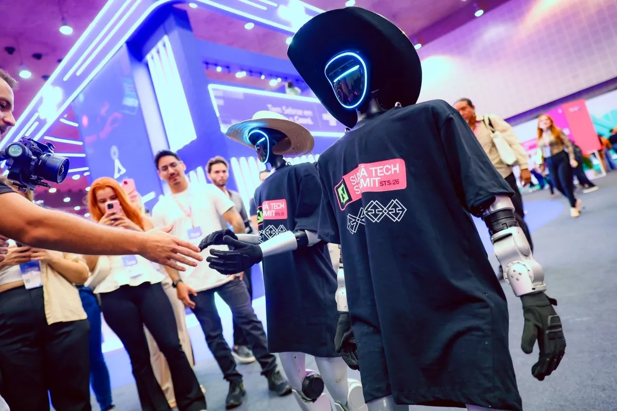 Inteligência Artificial sai da tela e ganha forma humana no Siará Tech Summit