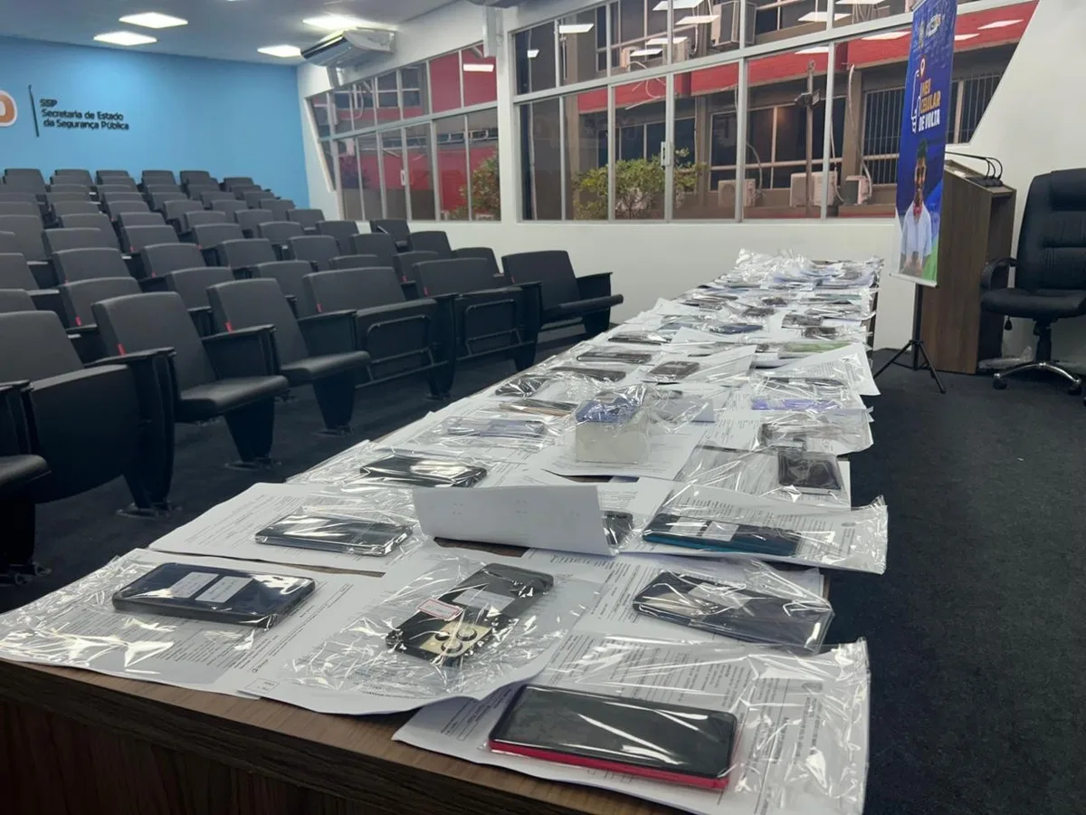 SSP-MA convoca donos de mil celulares recuperados para entrega em São Luís