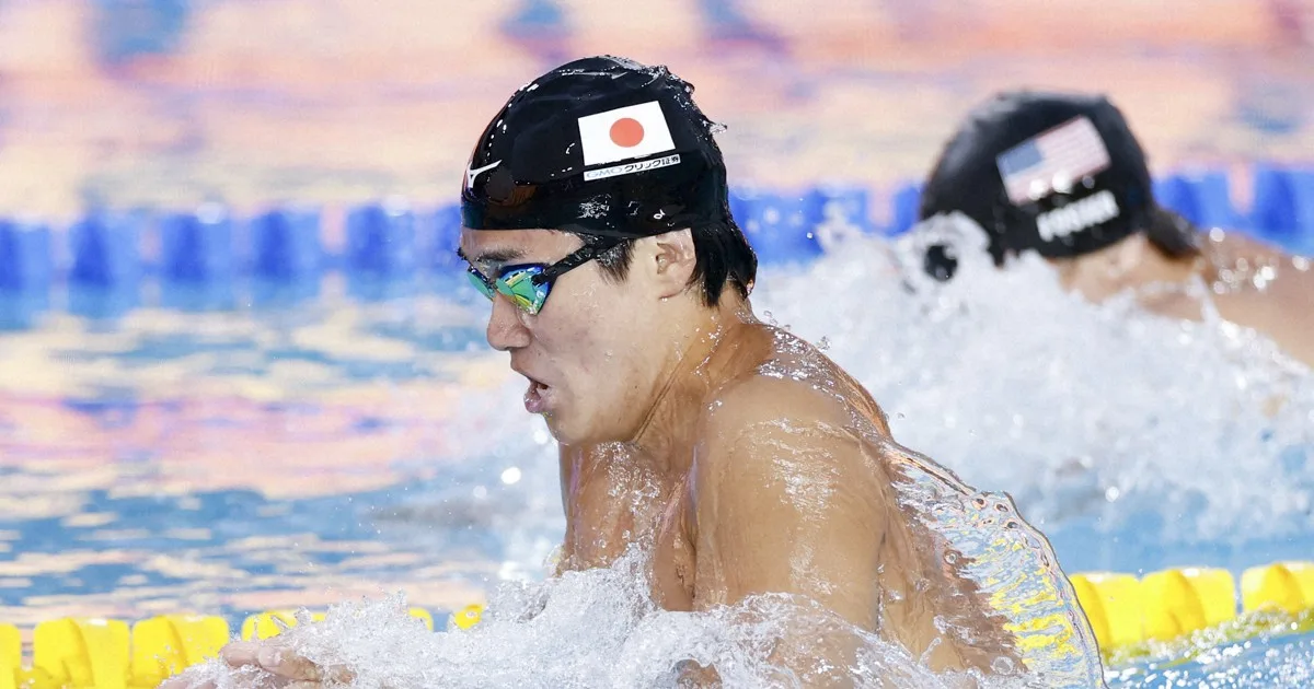 水泳パンパシフィック、松下知之が大会新で優勝 400mメドレー
