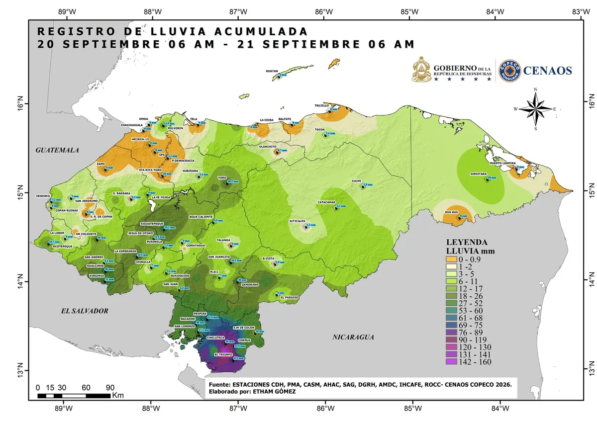Honduras evalúa decretar alerta amarilla por 48 horas ante riesgo de nuevos deslizamientos