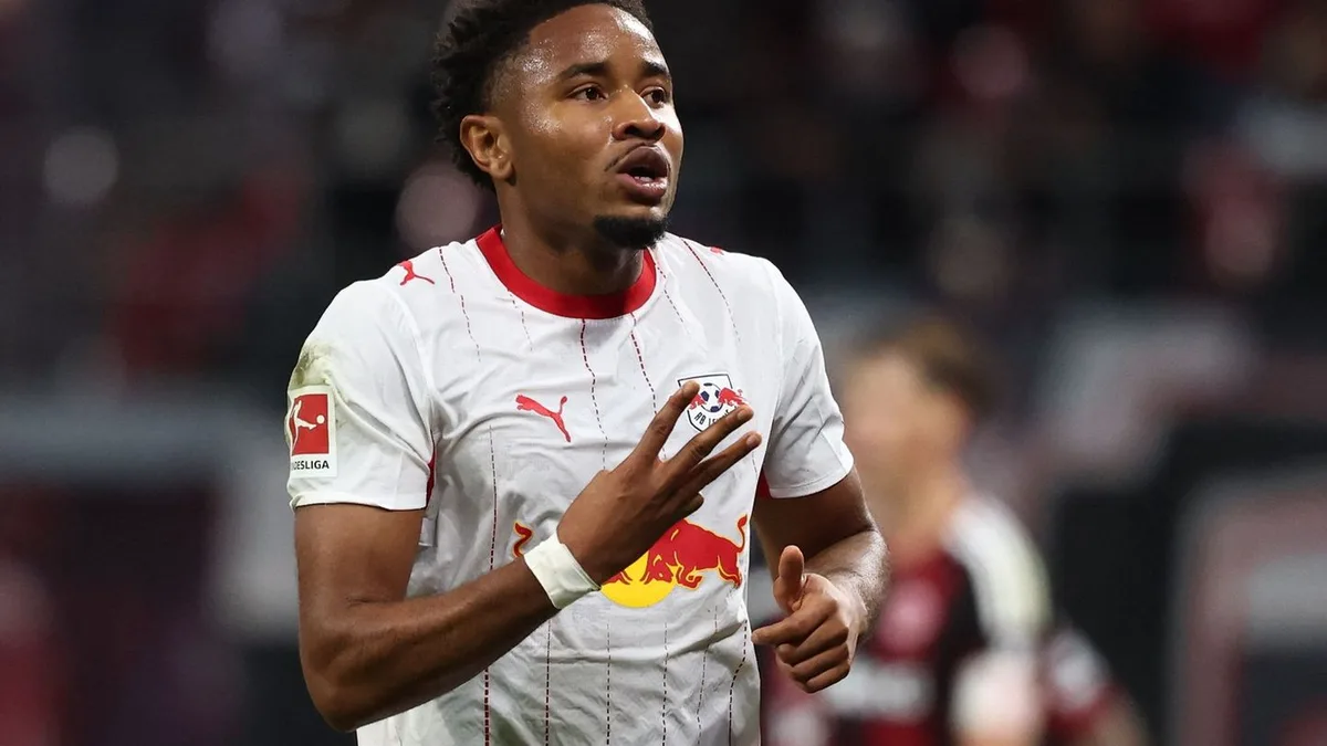 Fußball-Bundesliga: Nkunku-Hattrick: Leipzig demontiert Frankfurt