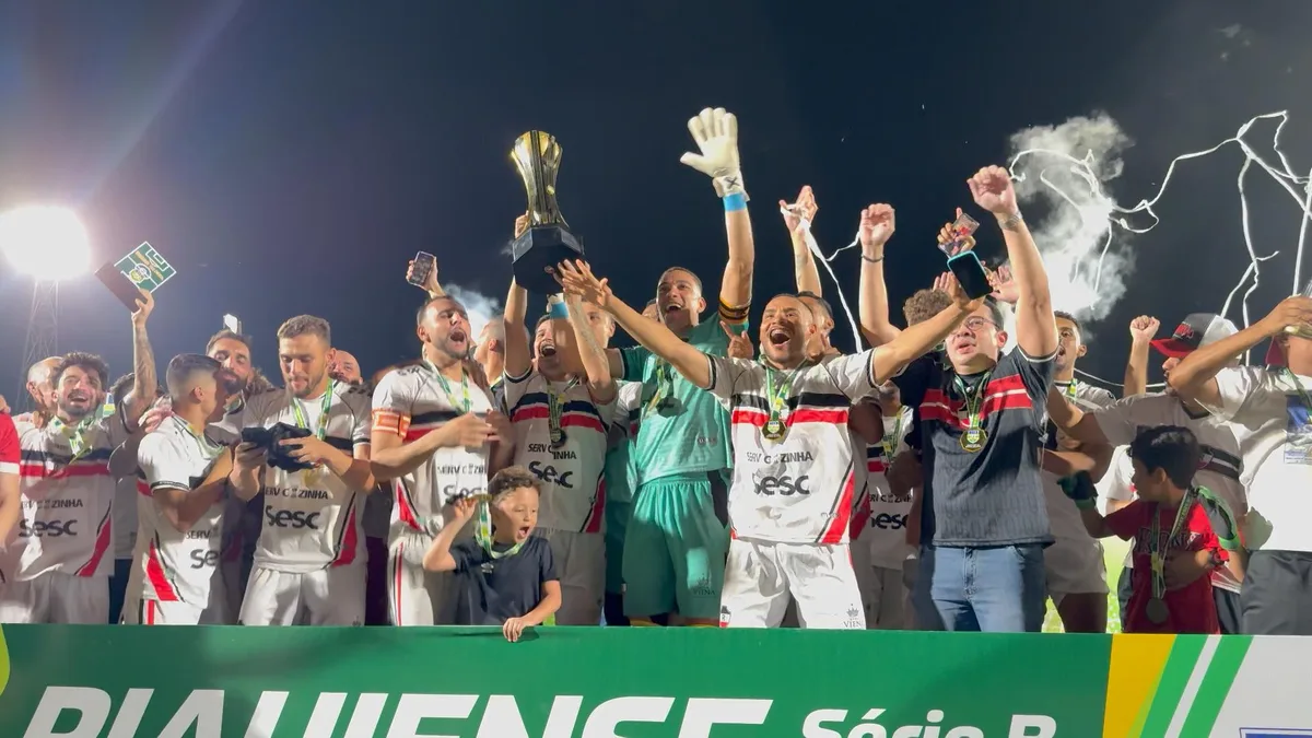 📸 GALERIA: veja fotos do título do River-PI pelo Campeonato Piauiense Série B 2026