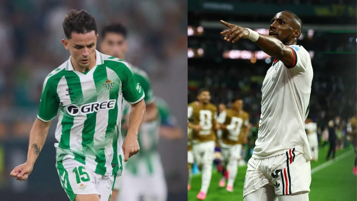 Julián Quiñones festeja victoria del Real Betis de Álvaro Fidalgo sobre el Real Madrid